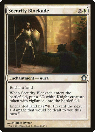 Security Blockade [Return to Ravnica] | Black Swamp Games