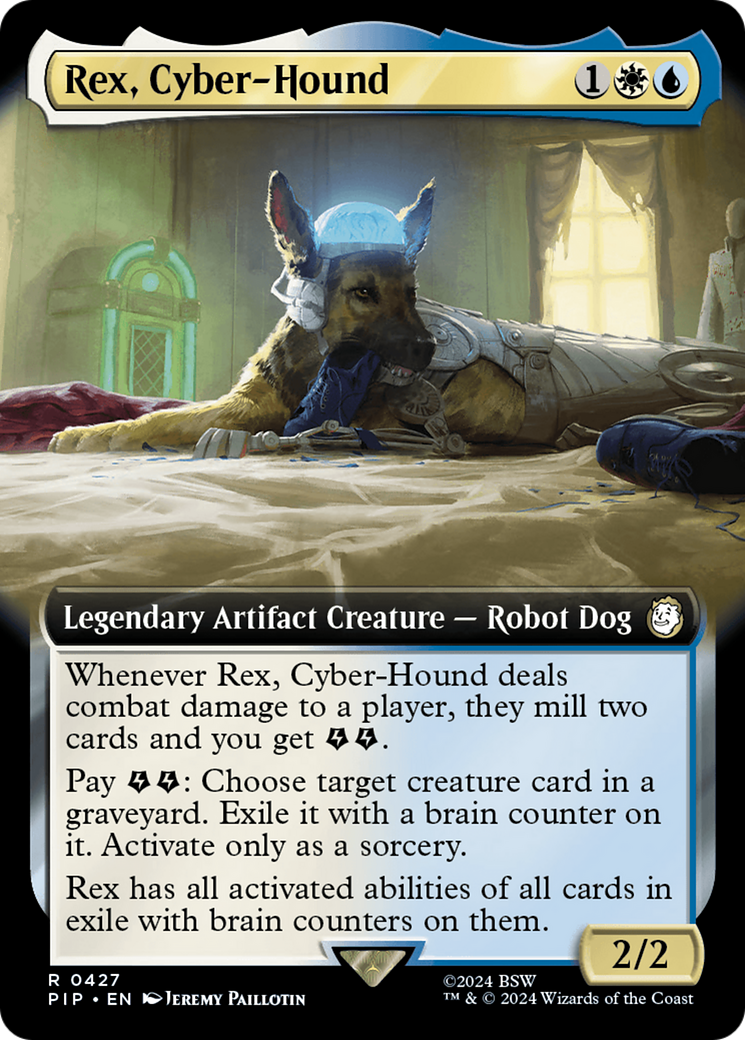 Rex, Cyber-Hound (Extended Art) [Fallout] | Black Swamp Games