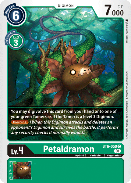 Petaldramon [BT6-050] [Double Diamond] | Black Swamp Games