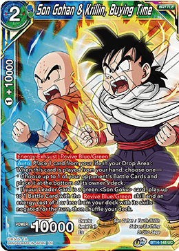 Son Gohan & Krillin, Buying Time (BT14-148) [Cross Spirits] | Black Swamp Games