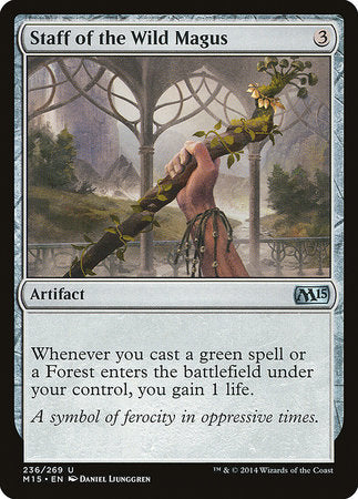 Staff of the Wild Magus [Magic 2015] | Black Swamp Games