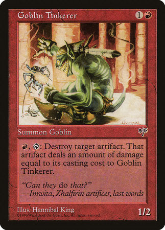 Goblin Tinkerer [Mirage] | Black Swamp Games