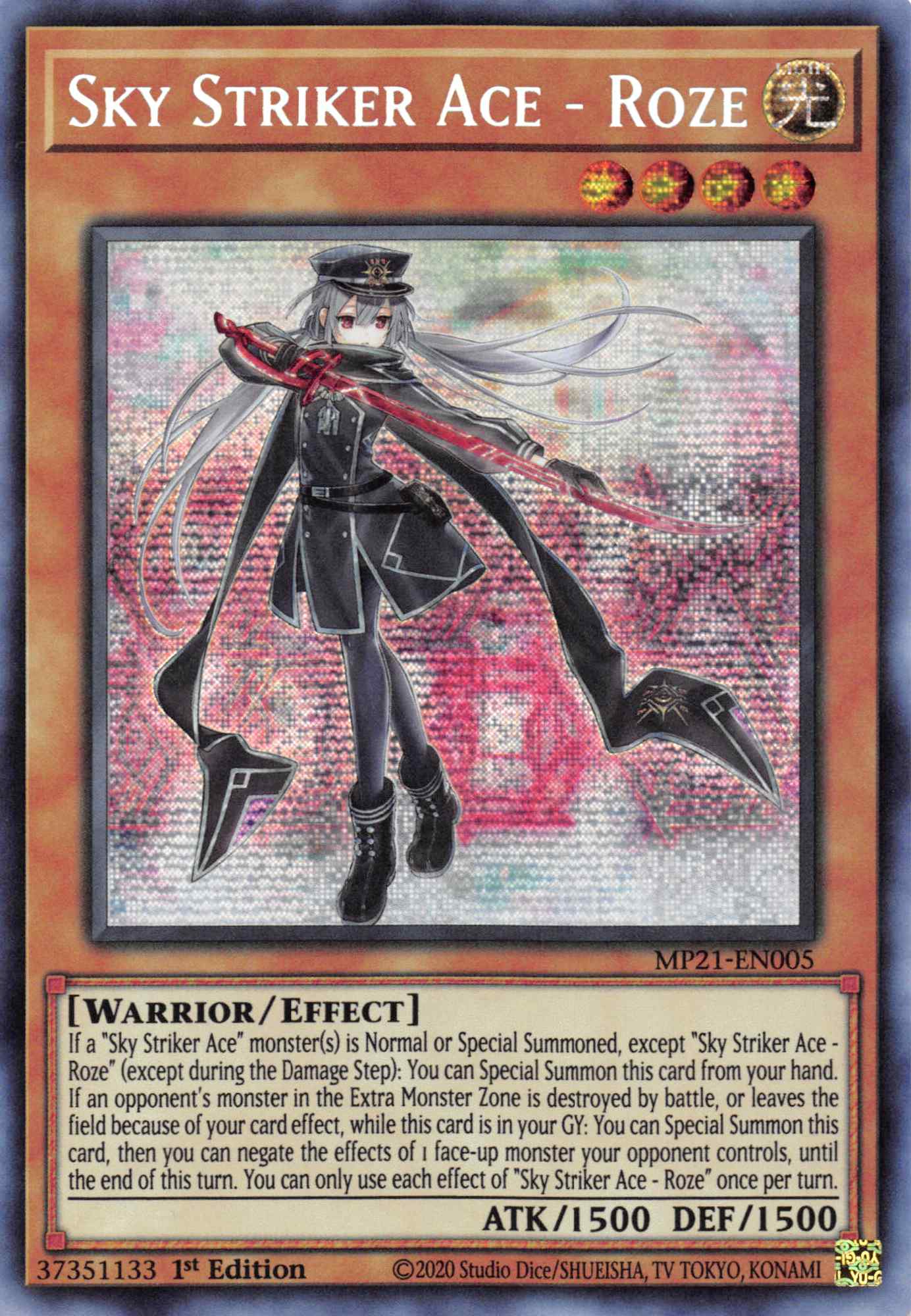 Sky Striker Ace - Roze [MP21-EN005] Prismatic Secret Rare | Black Swamp Games