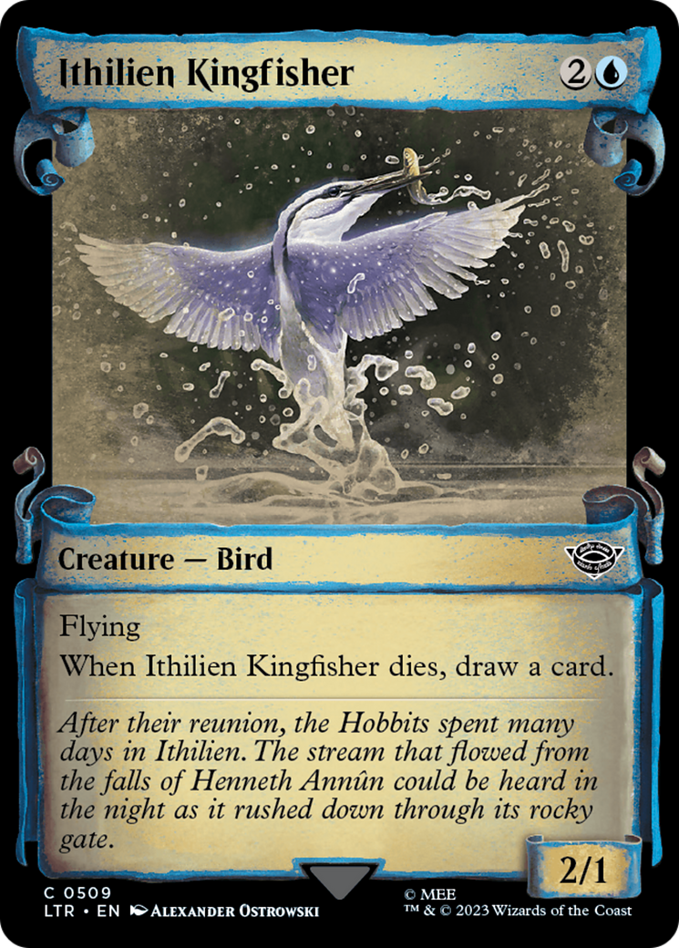 Ithilien Kingfisher [The Lord of the Rings: Tales of Middle-Earth Showcase Scrolls] | Black Swamp Games