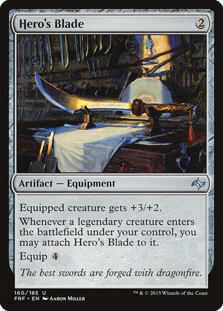 Hero's Blade [Fate Reforged] | Black Swamp Games