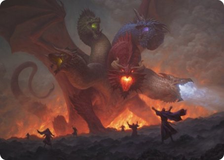 Tiamat Art Card [Dungeons & Dragons: Adventures in the Forgotten Realms Art Series] | Black Swamp Games