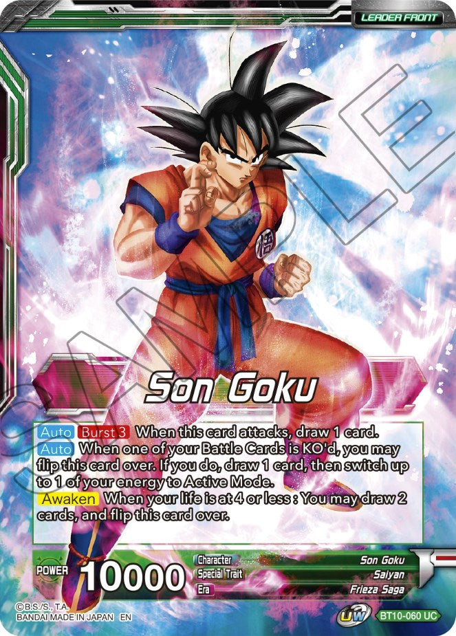 Son Goku // Ferocious Strike SS Son Goku (BT10-060) [Theme Selection: History of Son Goku] | Black Swamp Games