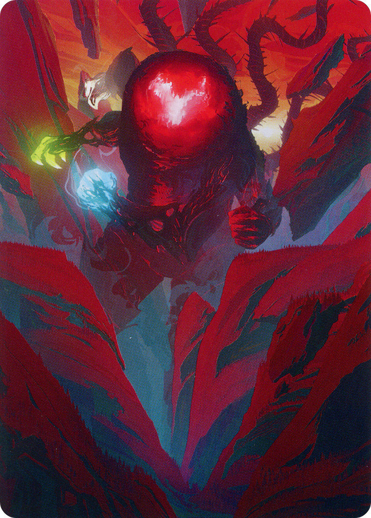 Omnath, Locus of All Art Card (62) [March of the Machine Art Series] | Black Swamp Games