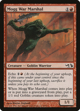 Mogg War Marshal [Duel Decks: Elves vs. Goblins] | Black Swamp Games