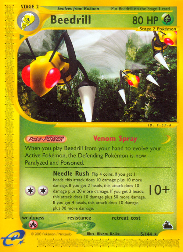 Beedrill (5/144) [Skyridge] | Black Swamp Games