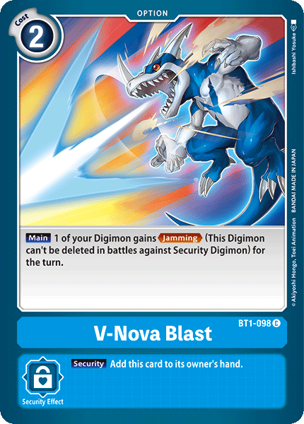 V-Nova Blast [BT1-098] [Release Special Booster Ver.1.0] | Black Swamp Games