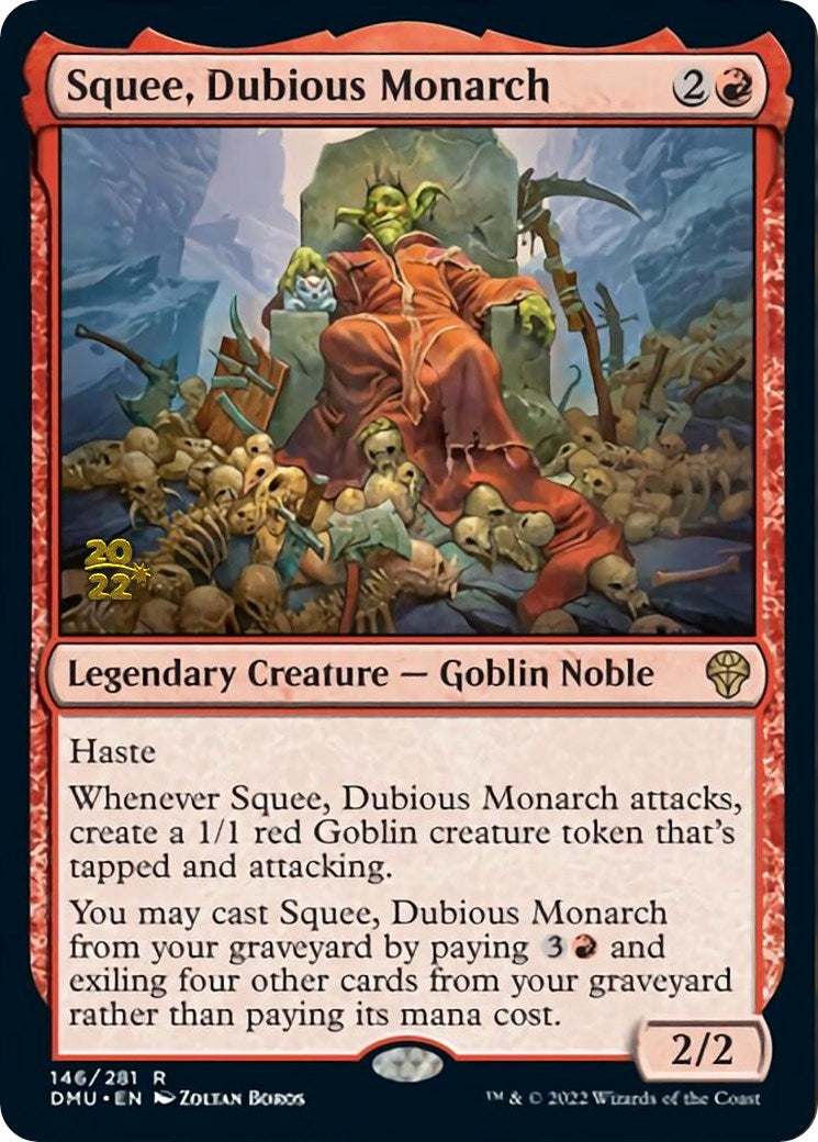 Squee, Dubious Monarch [Dominaria United Prerelease Promos] | Black Swamp Games