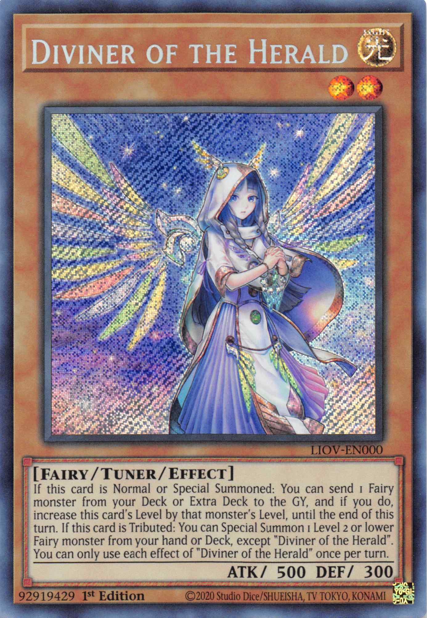 Diviner of the Herald [LIOV-EN000] Secret Rare | Black Swamp Games