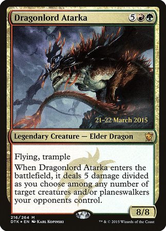 Dragonlord Atarka [Dragons of Tarkir Promos] | Black Swamp Games
