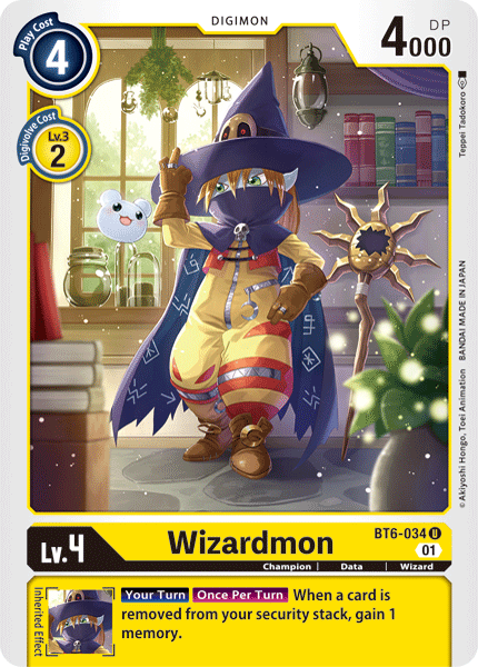 Wizardmon [BT6-034] [Double Diamond] | Black Swamp Games