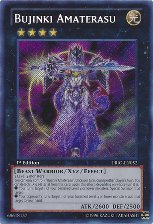 Bujinki Amaterasu [PRIO-EN052] Secret Rare | Black Swamp Games