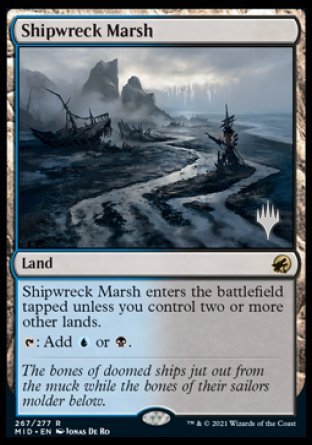 Shipwreck Marsh (Promo Pack) [Innistrad: Midnight Hunt Promos] | Black Swamp Games