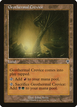 Geothermal Crevice [Invasion] | Black Swamp Games