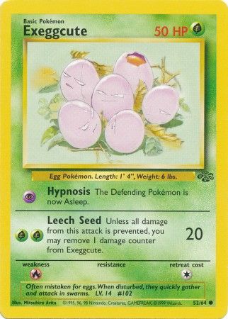 Exeggcute (52/64) [Jungle Unlimited] | Black Swamp Games