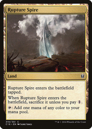 Rupture Spire [Commander 2016] | Black Swamp Games