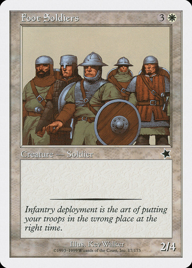 Foot Soldiers [Starter 1999] | Black Swamp Games