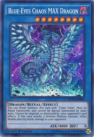 Blue-Eyes Chaos MAX Dragon [MVP1-ENS04] Secret Rare | Black Swamp Games