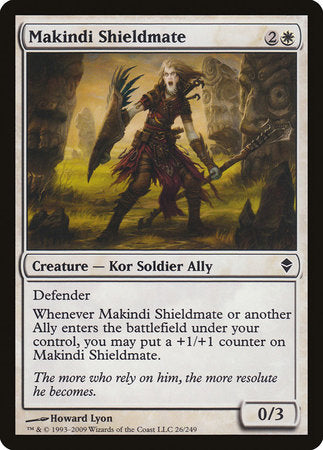 Makindi Shieldmate [Zendikar] | Black Swamp Games