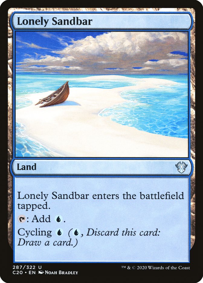 Lonely Sandbar [Commander 2020] | Black Swamp Games