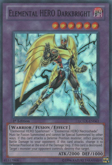 Elemental HERO Darkbright [LCGX-EN063] Super Rare | Black Swamp Games