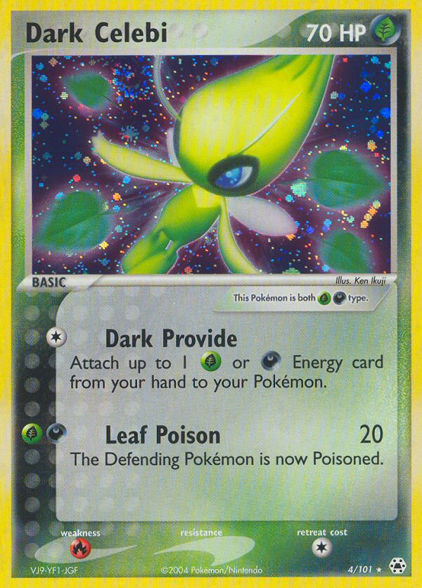 Dark Celebi (4/101) [EX: Hidden Legends] | Black Swamp Games