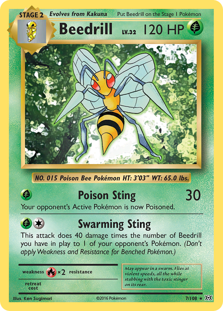 Beedrill (7/108) [XY: Evolutions] | Black Swamp Games