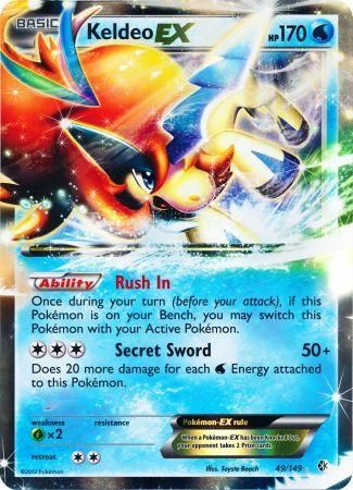 Keldeo EX (49/149) (Jumbo Card) [Black & White: Boundaries Crossed] | Black Swamp Games