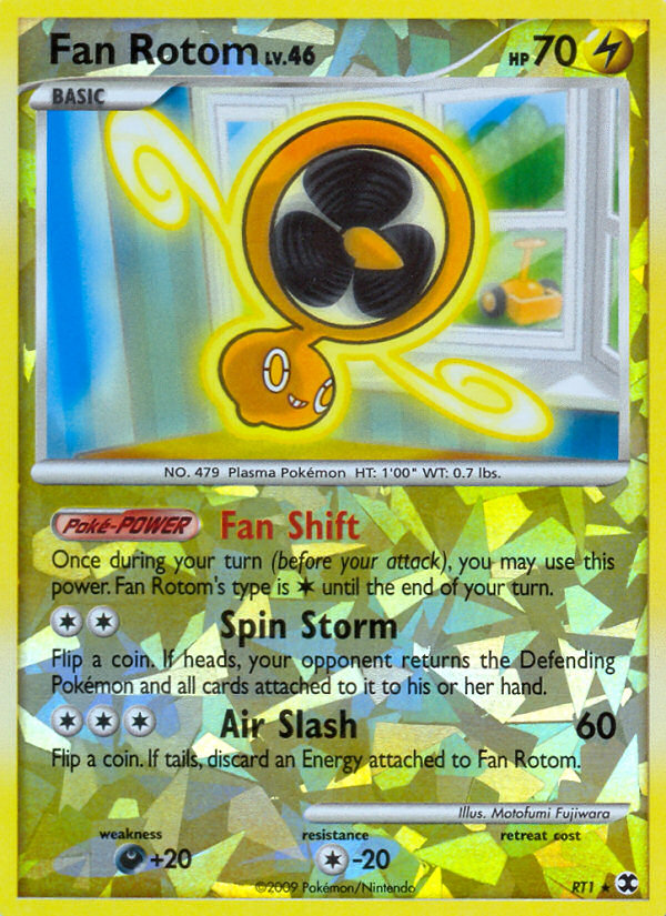 Fan Rotom (RT1) [Platinum: Rising Rivals] | Black Swamp Games