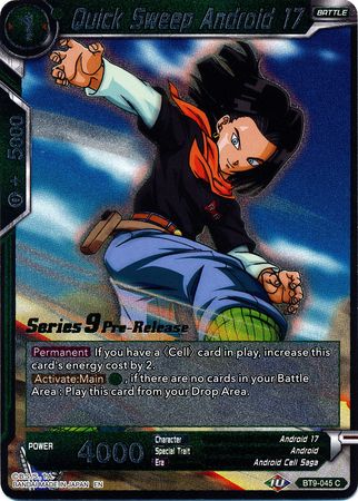 Quick Sweep Android 17 [BT9-045] | Black Swamp Games