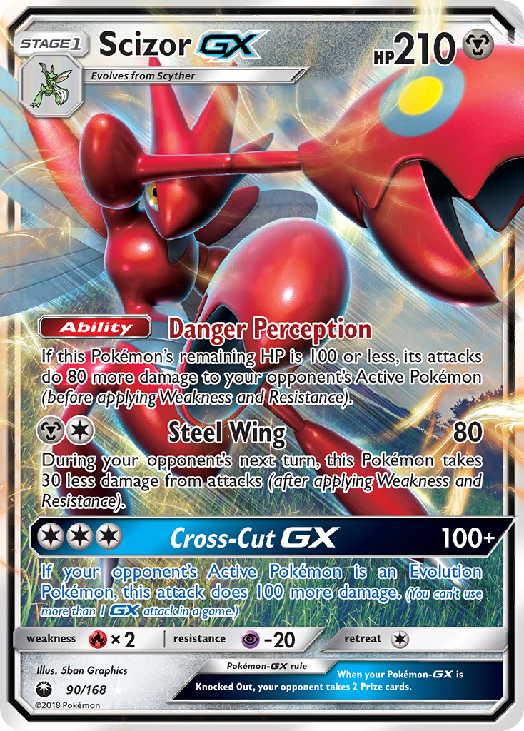 Scizor GX (90/168) [Sun & Moon: Celestial Storm] | Black Swamp Games