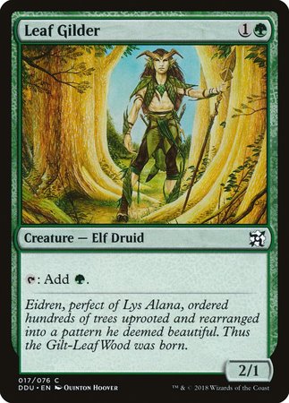 Leaf Gilder [Duel Decks: Elves vs. Inventors] | Black Swamp Games