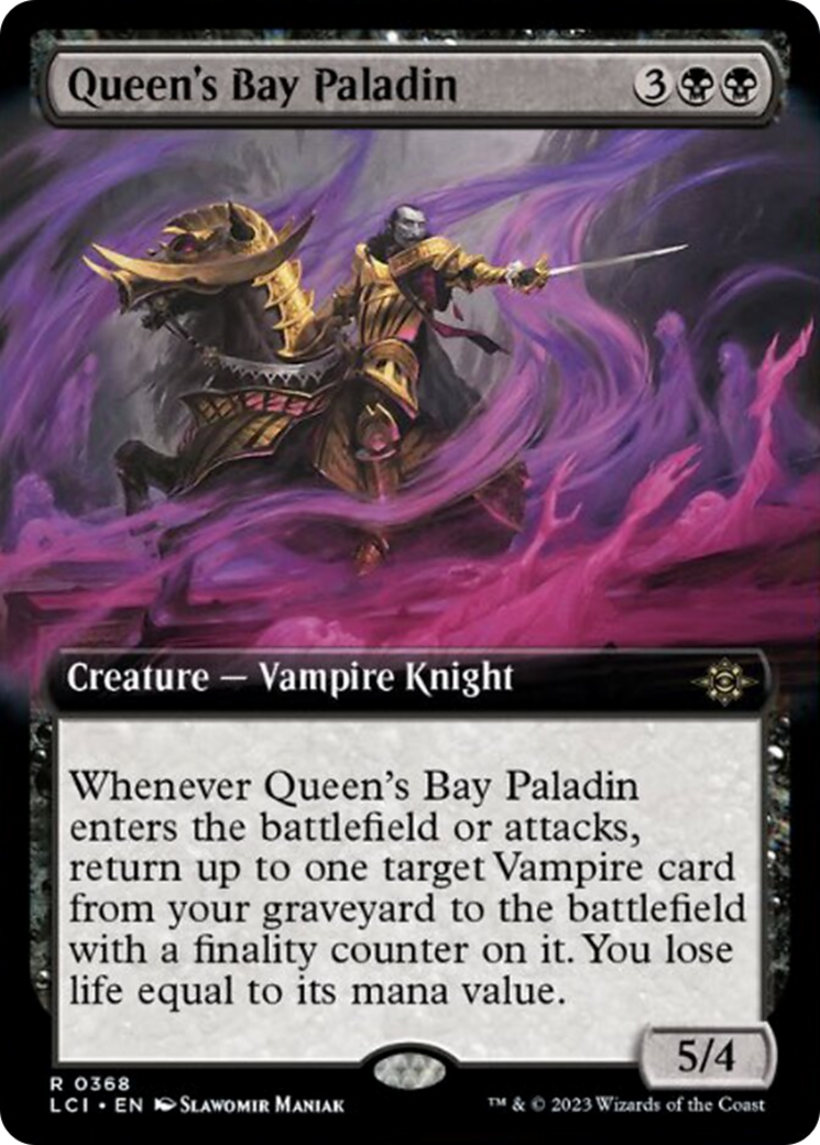 Queen's Bay Paladin (Extended Art) [The Lost Caverns of Ixalan] | Black Swamp Games
