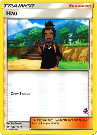 Hau (120/149) (Mewtwo Deck) [Battle Academy 2020] | Black Swamp Games