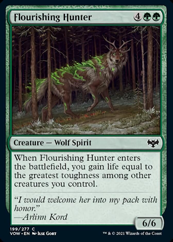 Flourishing Hunter [Innistrad: Crimson Vow] | Black Swamp Games