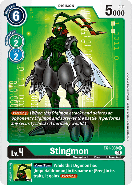 Stingmon [EX1-038] [Classic Collection] | Black Swamp Games