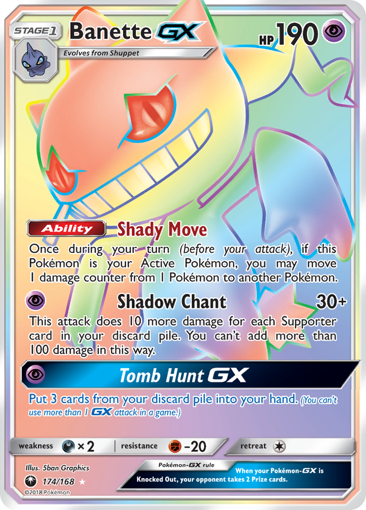 Banette GX (174/168) [Sun & Moon: Celestial Storm] | Black Swamp Games