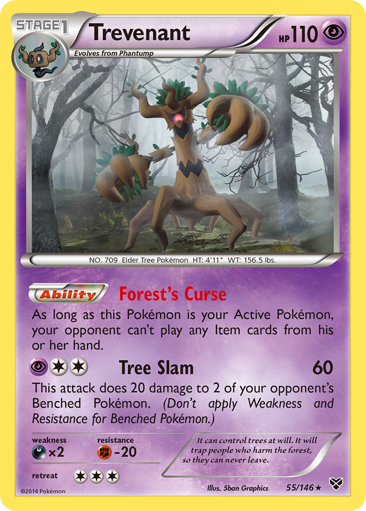 Trevenant (55/146) [XY: Base Set] | Black Swamp Games