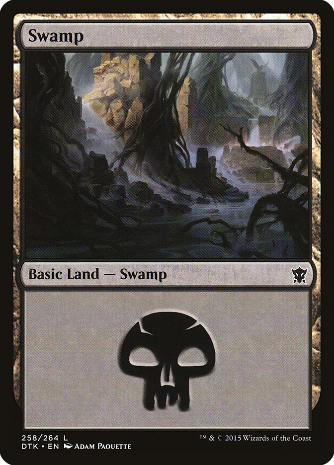 Swamp (258) [Dragons of Tarkir] | Black Swamp Games