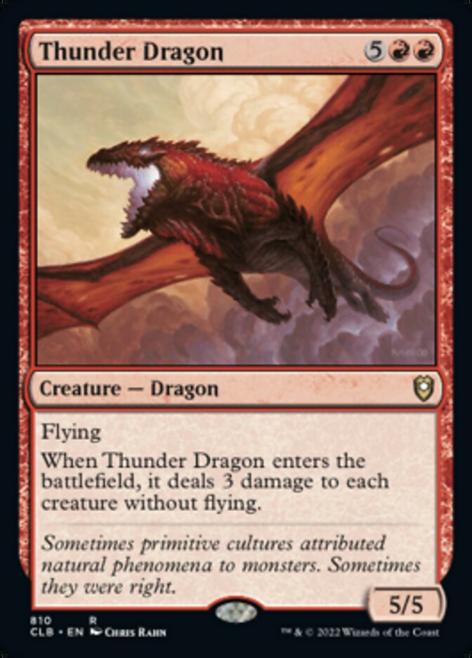 Thunder Dragon [Commander Legends: Battle for Baldur's Gate] | Black Swamp Games