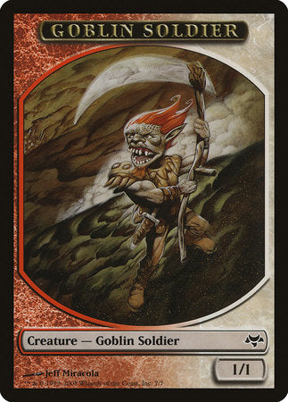 Goblin Soldier Token [Eventide Tokens] | Black Swamp Games