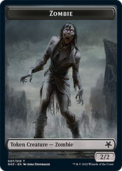 Zombie // Angel Double-Sided Token [Game Night: Free-for-All Tokens] | Black Swamp Games