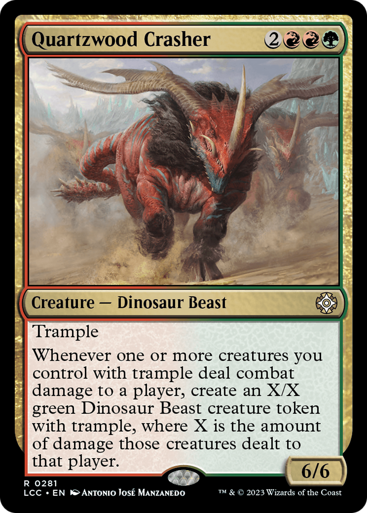 Quartzwood Crasher [The Lost Caverns of Ixalan Commander] | Black Swamp Games