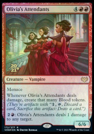 Olivia's Attendants [Innistrad: Crimson Vow Prerelease Promos] | Black Swamp Games