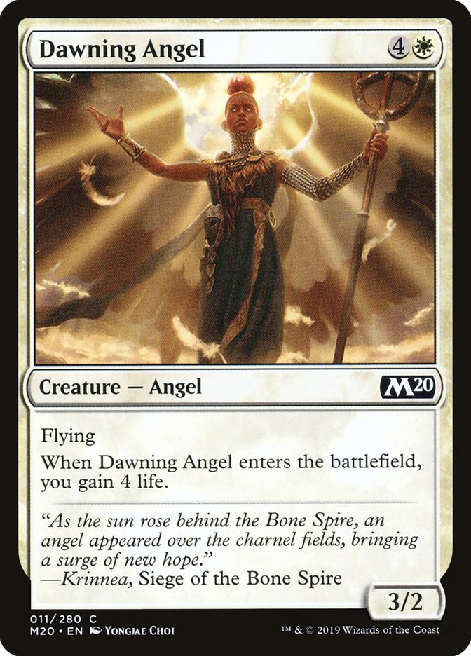 Dawning Angel [Core Set 2020] | Black Swamp Games