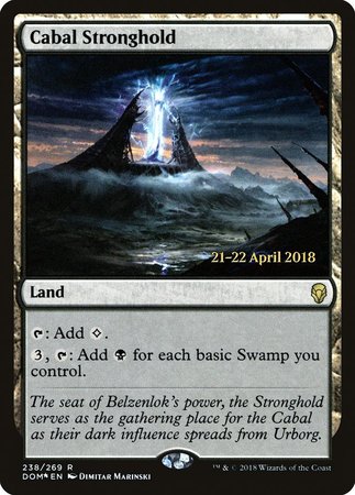 Cabal Stronghold [Dominaria Promos] | Black Swamp Games